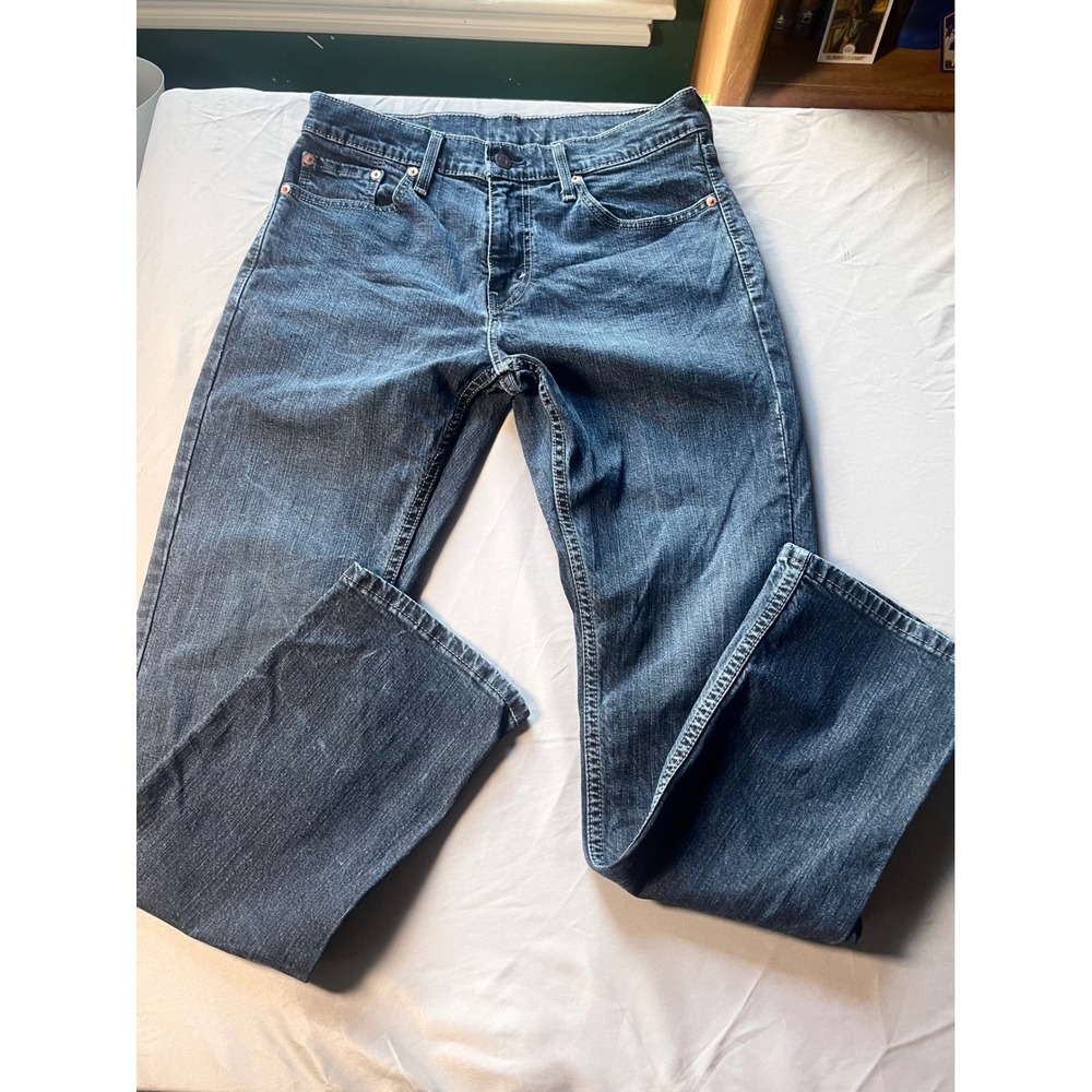 Levi's 559 Jeans Mens 30x32 Relaxed Straight Blue Denim Medium Dark Wash - Picture 1 of 6